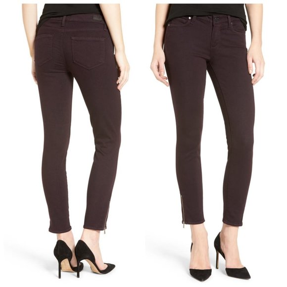 PAIGE Purple Verdugo Ankle Skinny Jeans - Picture 1 of 8